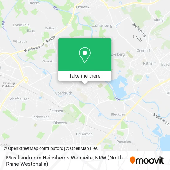 Musikandmore Heinsbergs Webseite map