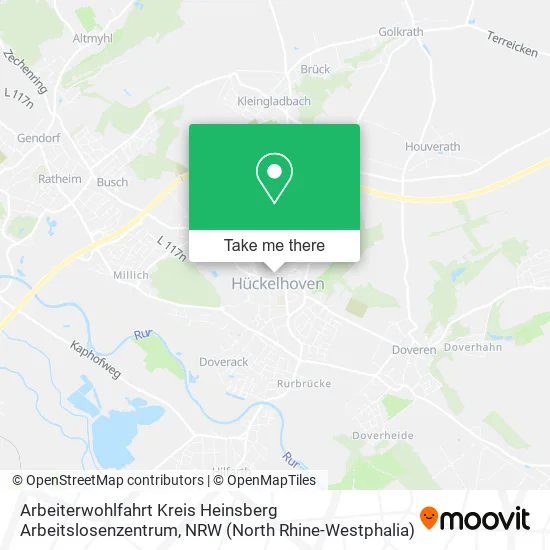 Arbeiterwohlfahrt Kreis Heinsberg Arbeitslosenzentrum map