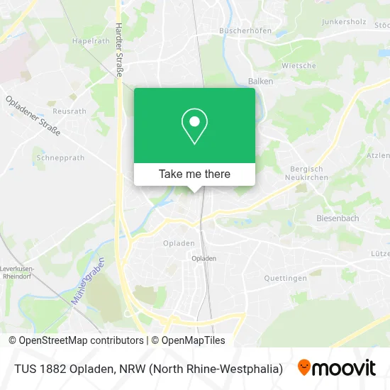 TUS 1882 Opladen map