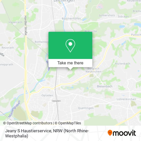 Jeany S Haustierservice map