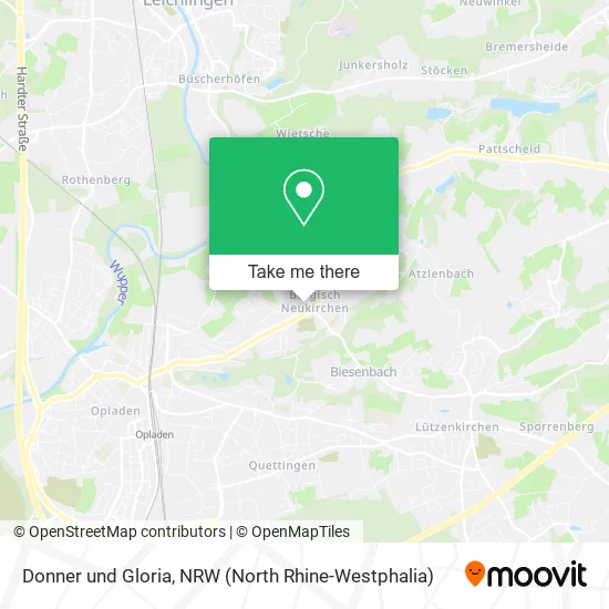 Карта Donner und Gloria