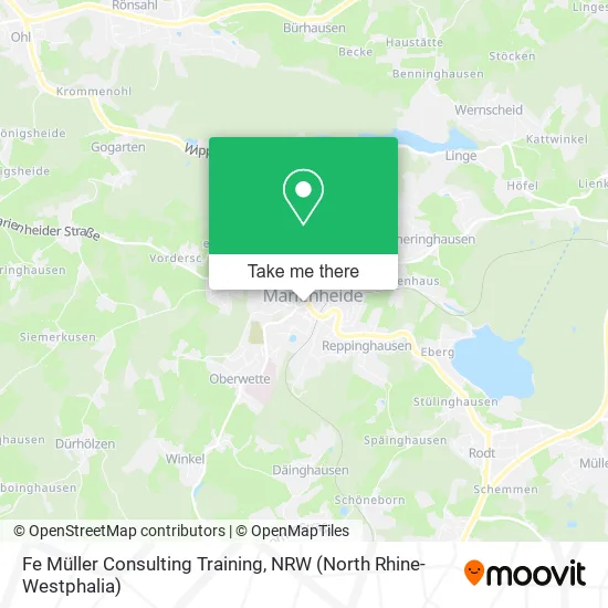 Карта Fe Müller Consulting Training