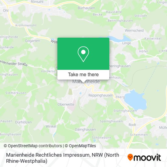 Marienheide Rechtliches Impressum map