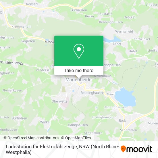 Ladestation für Elektrofahrzeuge map