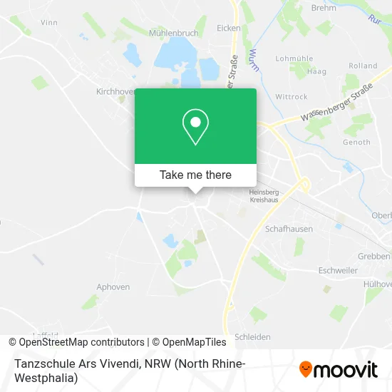 Tanzschule Ars Vivendi map