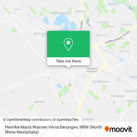 Henrike-Maria Wassen Versicherungen map