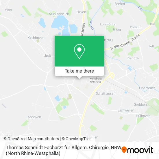 Карта Thomas Schmidt Facharzt für Allgem. Chirurgie