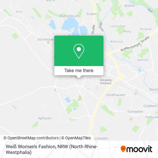 Weiß Women's Fashion map