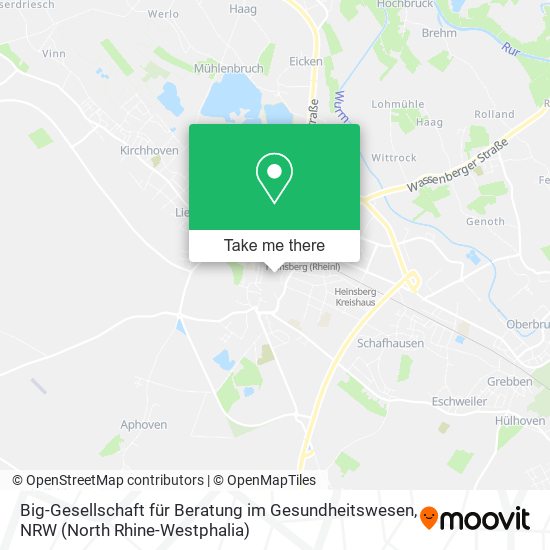 Big-Gesellschaft für Beratung im Gesundheitswesen map