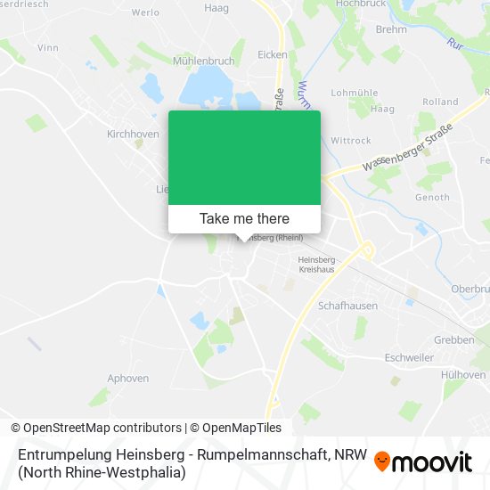 Карта Entrumpelung Heinsberg - Rumpelmannschaft