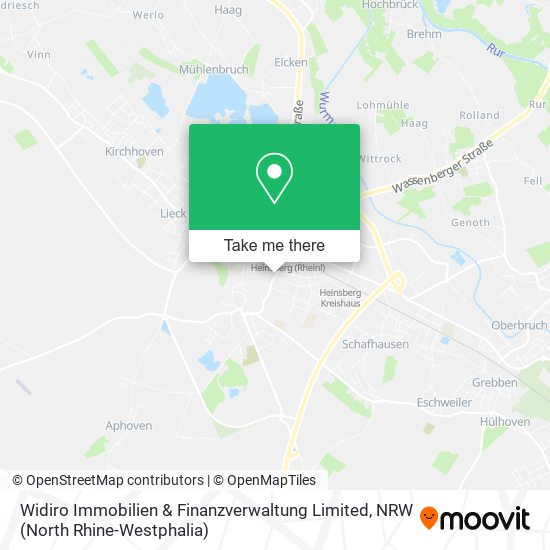 Widiro Immobilien & Finanzverwaltung Limited map