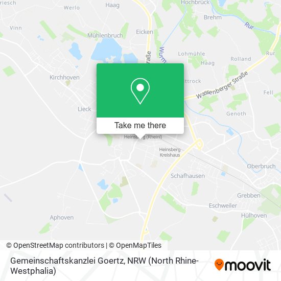 Gemeinschaftskanzlei Goertz map