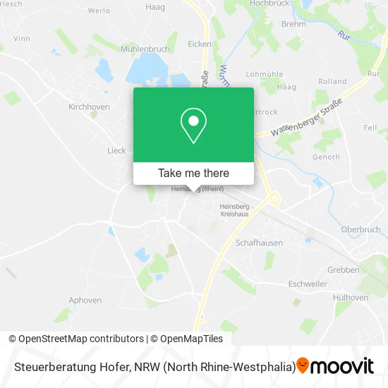 Steuerberatung Hofer map