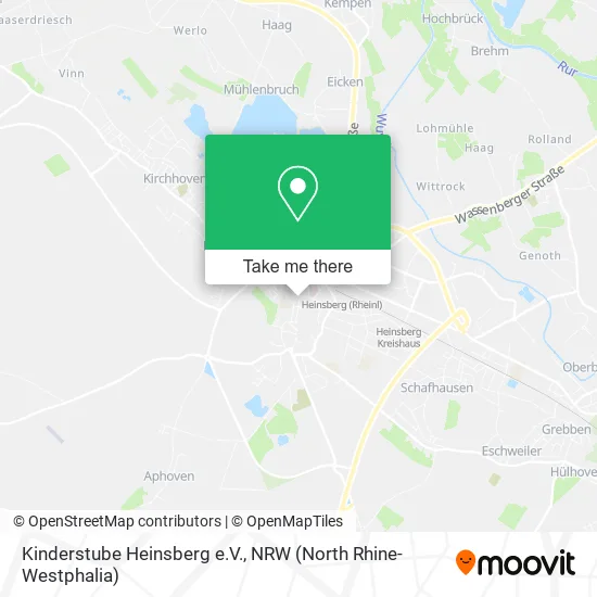 Карта Kinderstube Heinsberg e.V.
