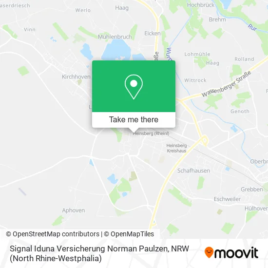 Карта Signal Iduna Versicherung Norman Paulzen