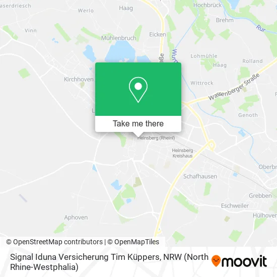 Карта Signal Iduna Versicherung Tim Küppers