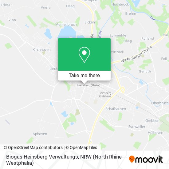 Biogas Heinsberg Verwaltungs map