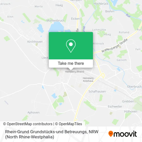 Карта Rhein-Grund Grundstücks-und Betreuungs