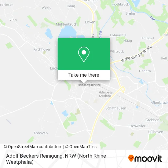 Карта Adolf Beckers Reinigung