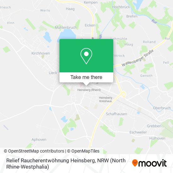 Relief Raucherentwöhnung Heinsberg map