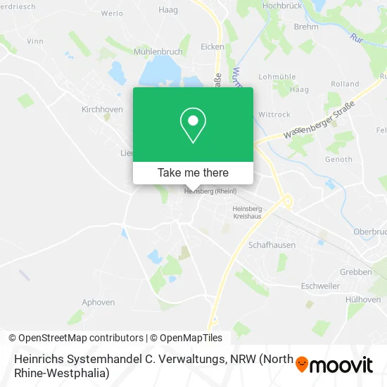 Карта Heinrichs Systemhandel C. Verwaltungs