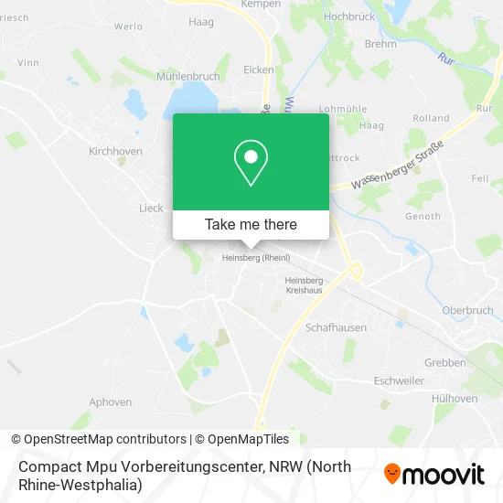 Карта Compact Mpu Vorbereitungscenter