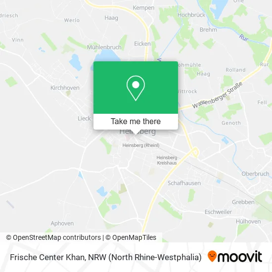 Frische Center Khan map