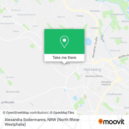 Alexandra Sodermanns map