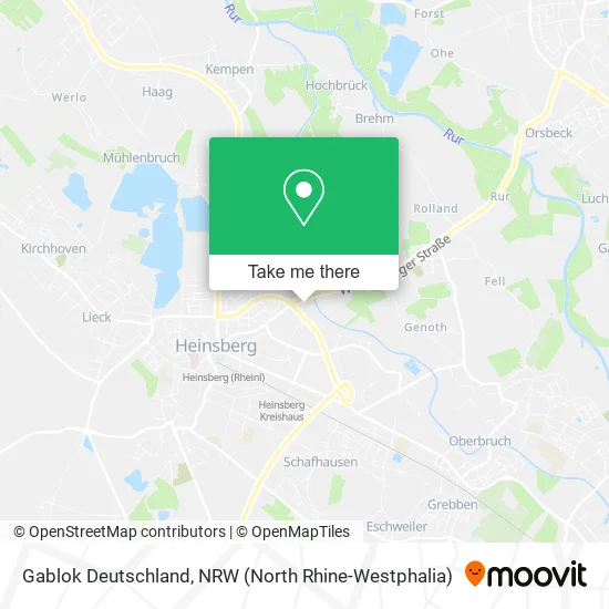 Карта Gablok Deutschland