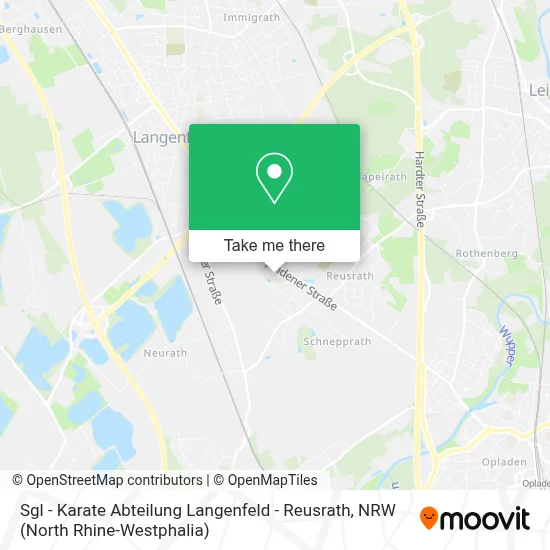 Sgl - Karate Abteilung Langenfeld - Reusrath map