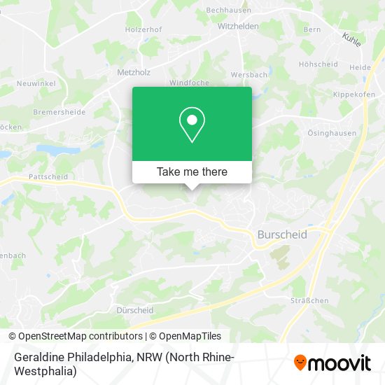 Geraldine Philadelphia map