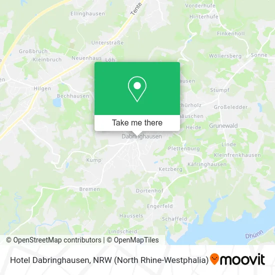 Hotel Dabringhausen map