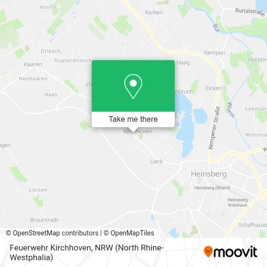 Feuerwehr Kirchhoven map