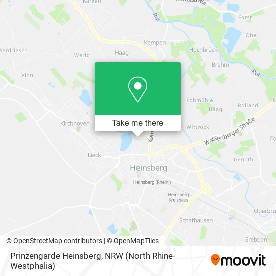 Карта Prinzengarde Heinsberg