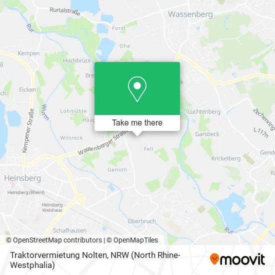 Карта Traktorvermietung Nolten