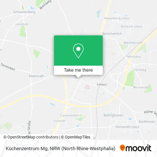 Küchenzentrum Mg map