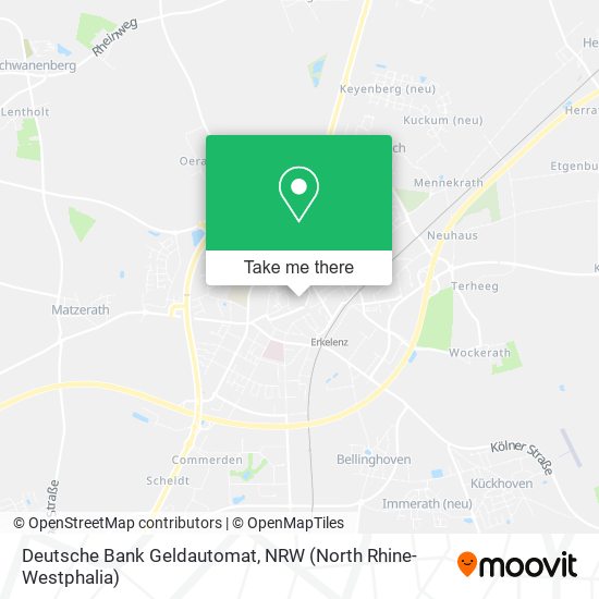 Deutsche Bank Geldautomat map