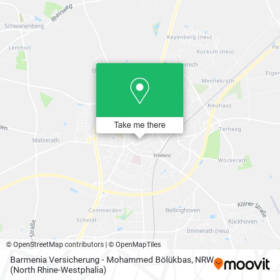 Barmenia Versicherung - Mohammed Bölükbas map