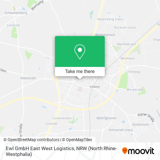 Ewl GmbH East West Logistics map