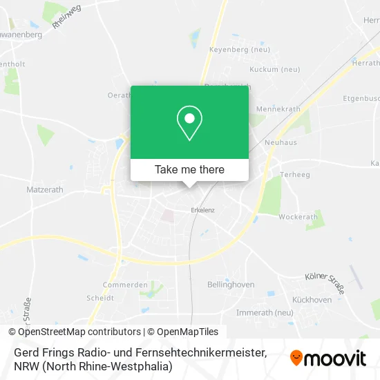 Карта Gerd Frings Radio- und Fernsehtechnikermeister