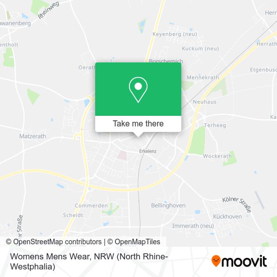 Womens Mens Wear map