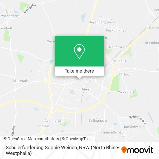 Schülerförderung Sophie Weinen map