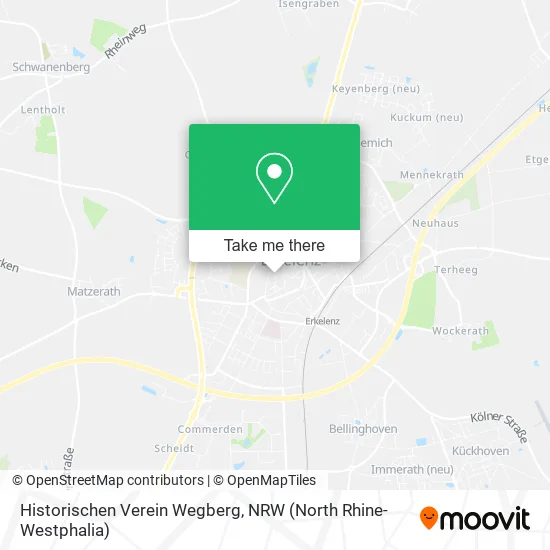 Карта Historischen Verein Wegberg