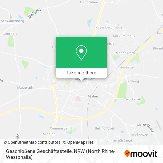 Карта Geschloßene Geschäftsstelle