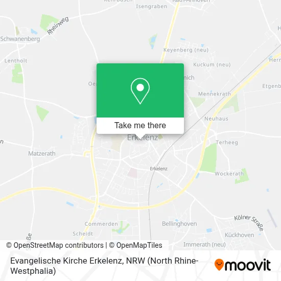 Evangelische Kirche Erkelenz map