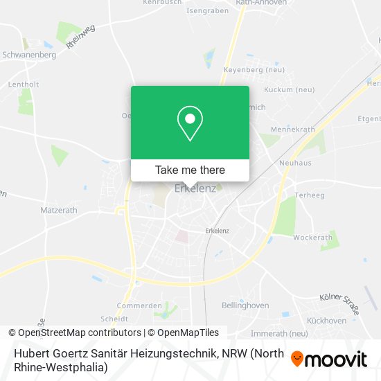 Hubert Goertz Sanitär Heizungstechnik map