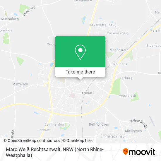 Карта Marc Weiß Rechtsanwalt