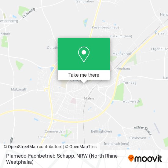 Plameco-Fachbetrieb Schapp map