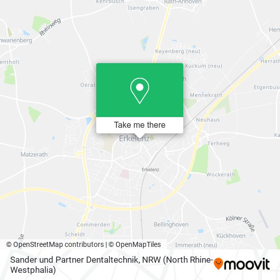 Sander und Partner Dentaltechnik map