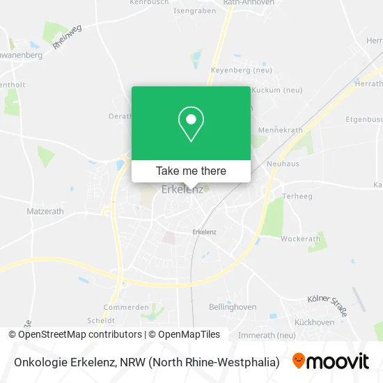 Карта Onkologie Erkelenz